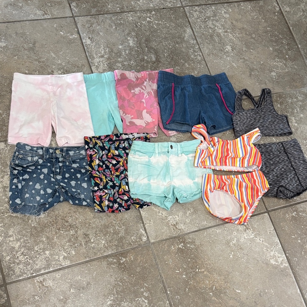 Girls size 6 shorts bundle. Lot of 11 pieces GUC
